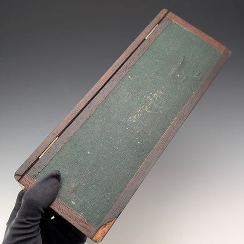 19世紀後半 フレンチアンティーク 象嵌 木製グローブボックス